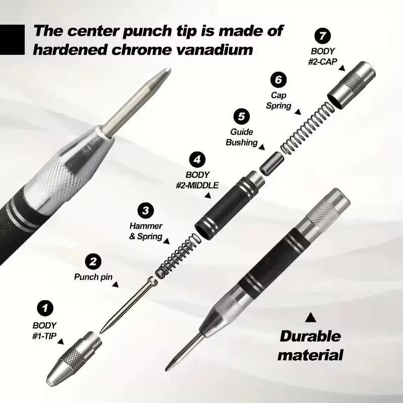 Auto Center Puncher Hole Marke - Industrial Tools review and price
