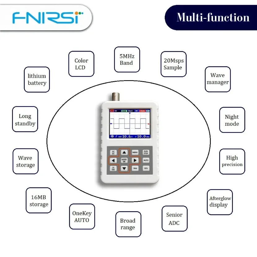 1PC DSO FNIRSI PRO Handheld mi - Fnirsi Digital Oscilloscope Handheld review and price
