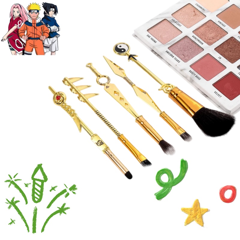 Naruto Anime Makeup Brush 5-Pi - Industrial Tools review and price
