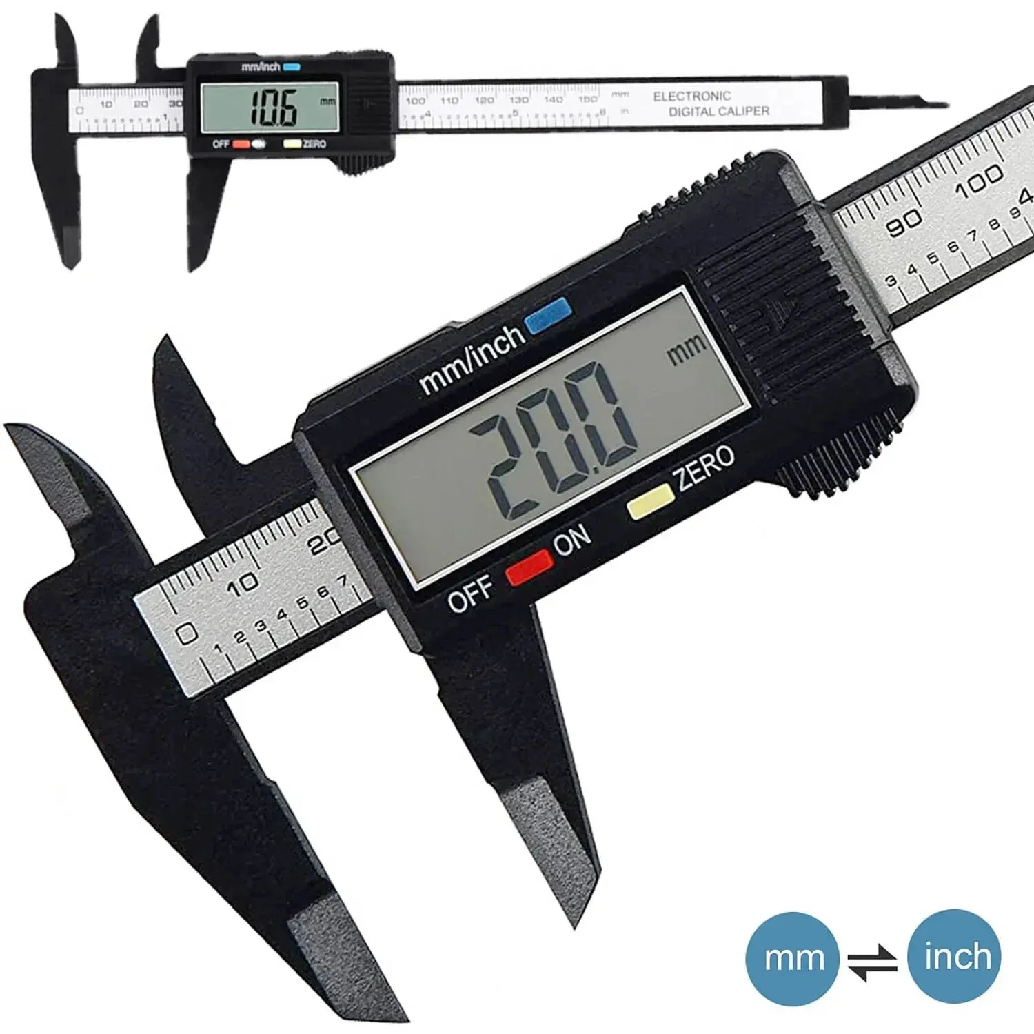 Carbon Fiber Digital Caliper 1 - Digital Caliper 150Mm Stainless Steel review and price