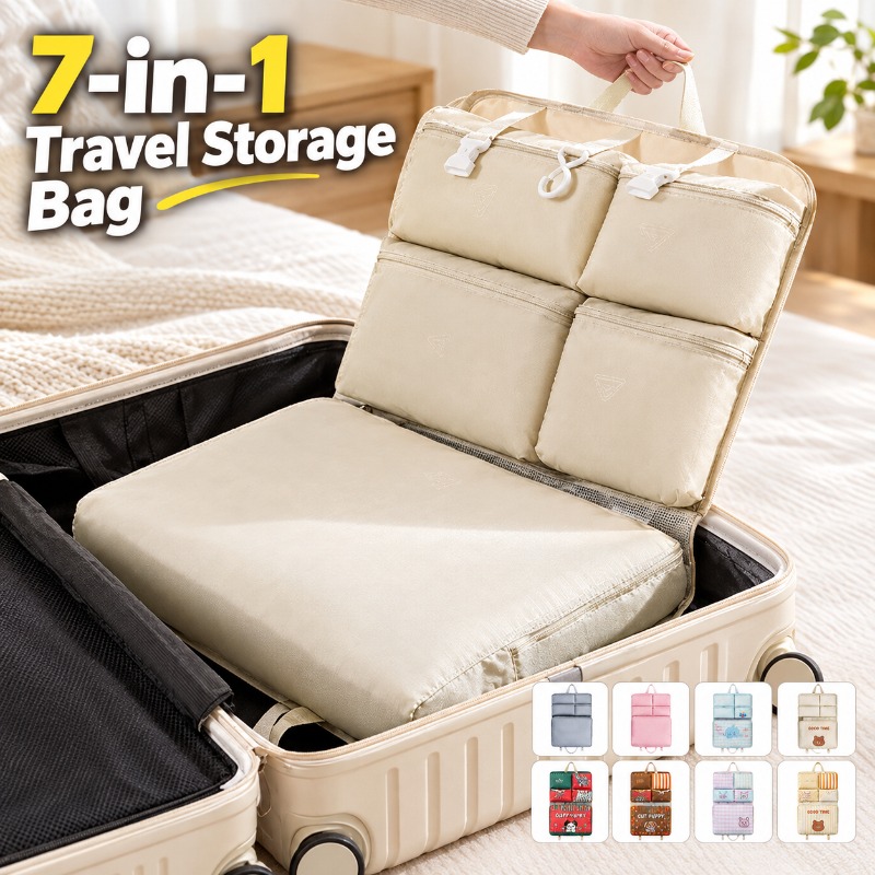 7-in-1 Travel Storage Bag, Por - Packaging review and price